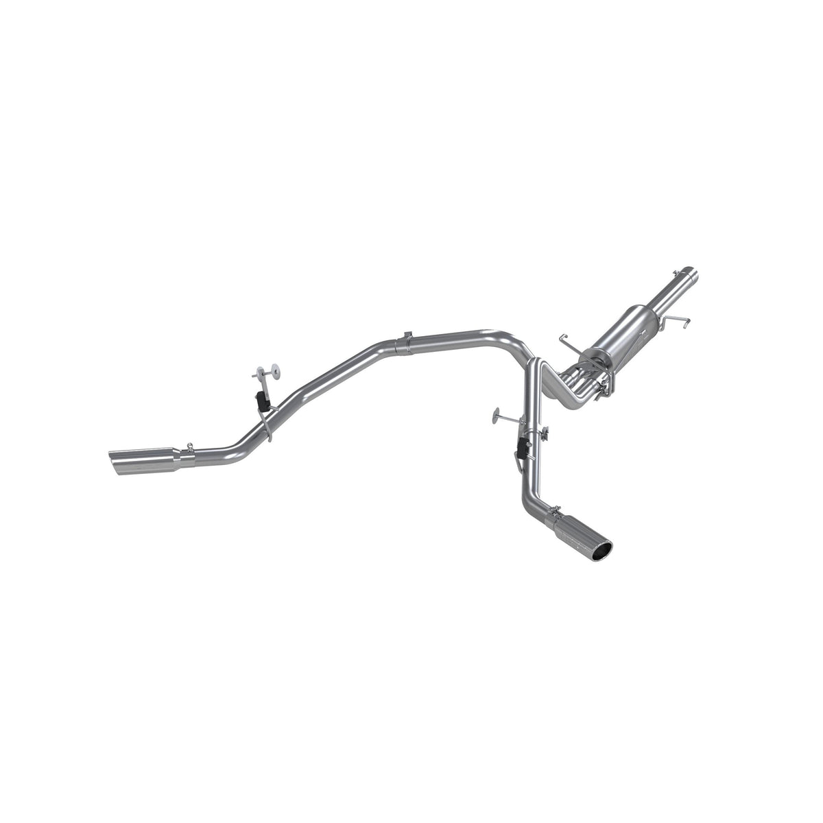 MBRP 3In. Cat-Back. 2.5In Dual Split Side Exit. Al (2003 Ram 1500 Laramie, Ram 1500 SLT, Ram 1500 ST) - S5110AL