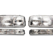 Raxiom Axial Series Oem Style Replacement Headlights; Chrome Housing; Clear Lens (1999-2006 Sierra 1500) - S518302