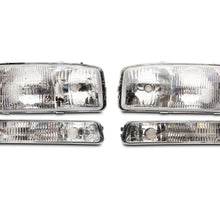 Raxiom Axial Series Oem Style Replacement Headlights; Chrome Housing; Clear Lens (1999-2006 Sierra 1500) - S518302