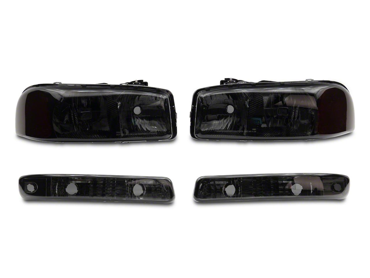 Raxiom Axial Series Oem Style Crystal Replacement Headlights (1999-2006 Sierra 1500) - S518304