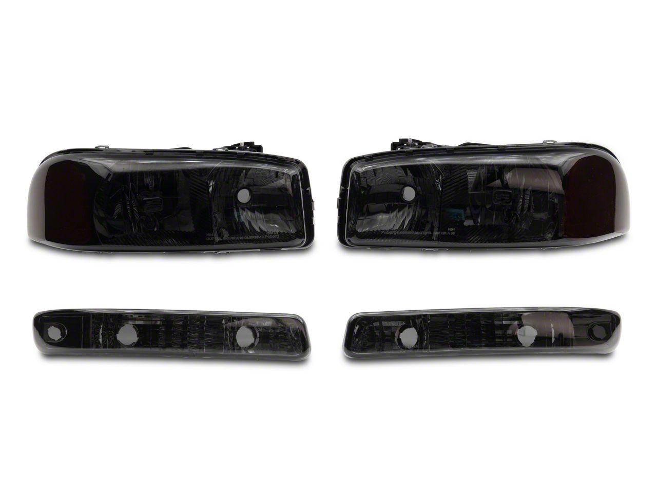 Raxiom Axial Series Oem Style Crystal Replacement Headlights (1999-2006 Sierra 1500) - S518304