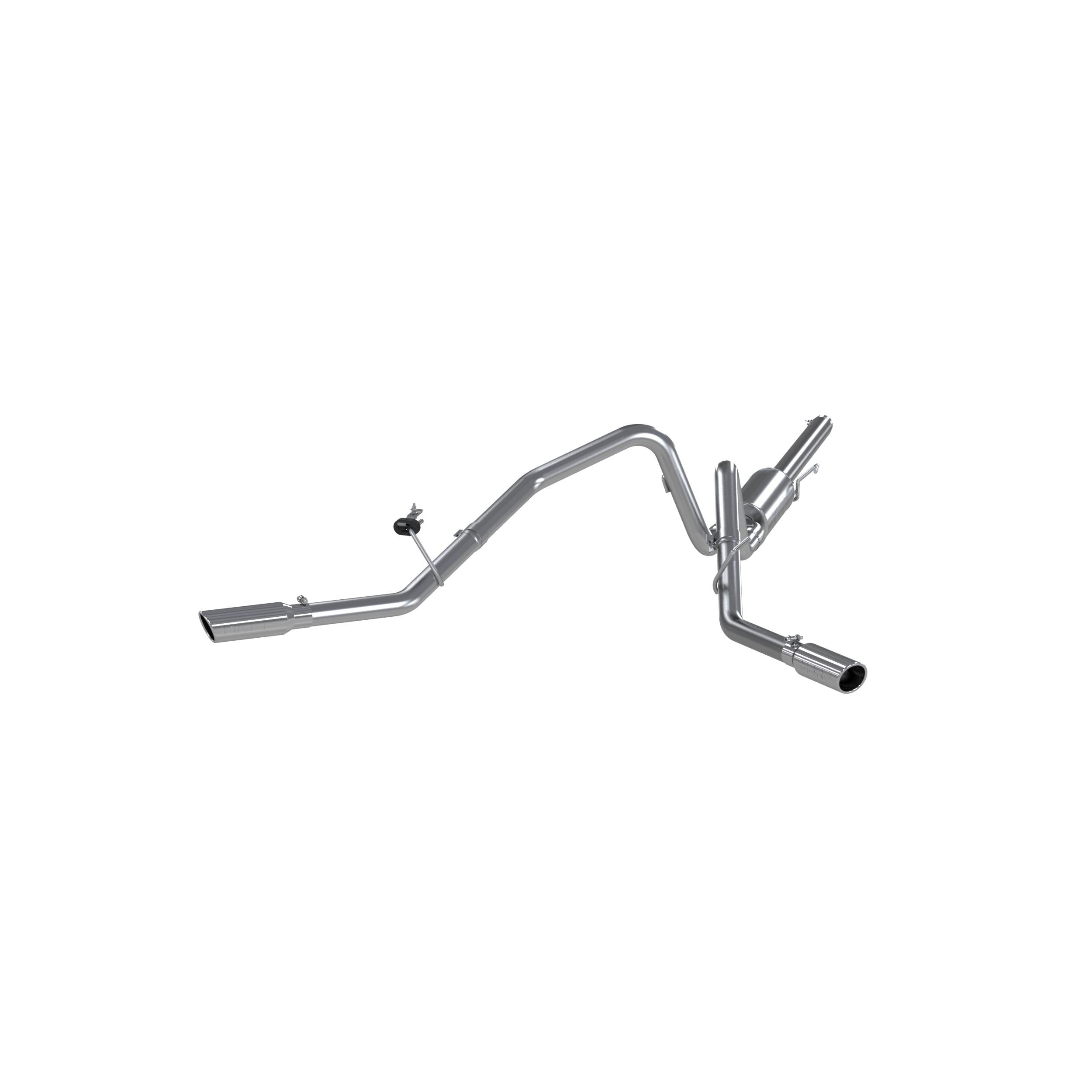 MBRP  Exhaust  2004-2008 Ford F-150 2 1/2 inch Cat Back, Dual Split Side, AL - S5204AL