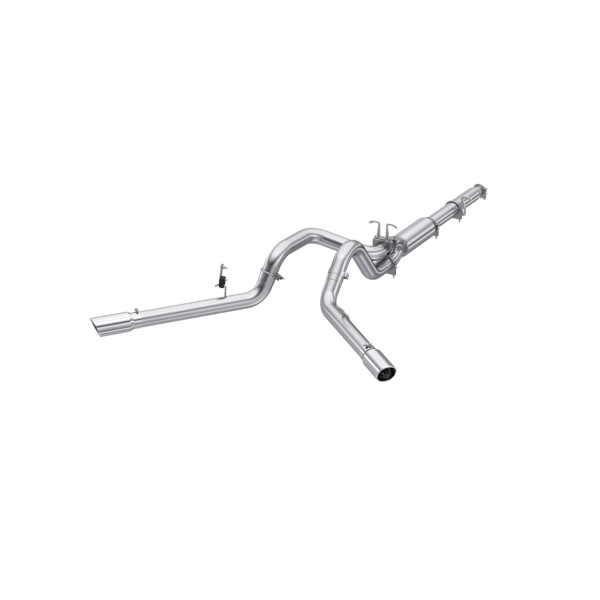 MBRP  Exhaust  1999-2004 Ford F-250 4 inch Cat Back, Dual Split Side, AL - S5208AL