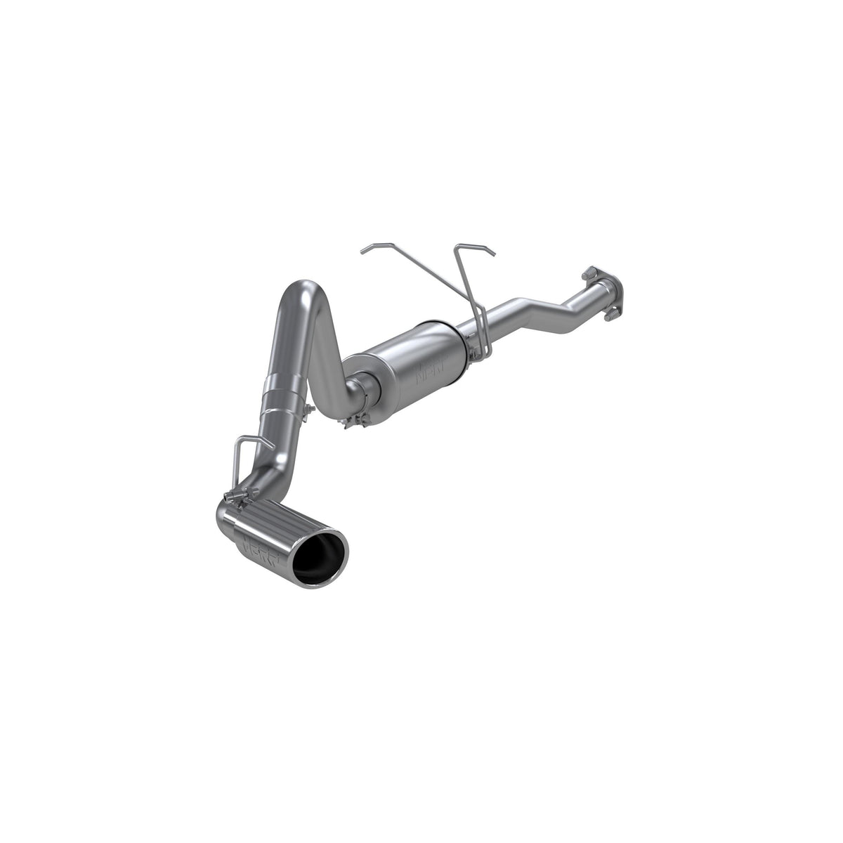 MBRP 2 1/2in. Cat Back; Single Side; T409 (1998-2009 B4000,1998-2011 Ranger,1998-2008 B3000) - S5226409