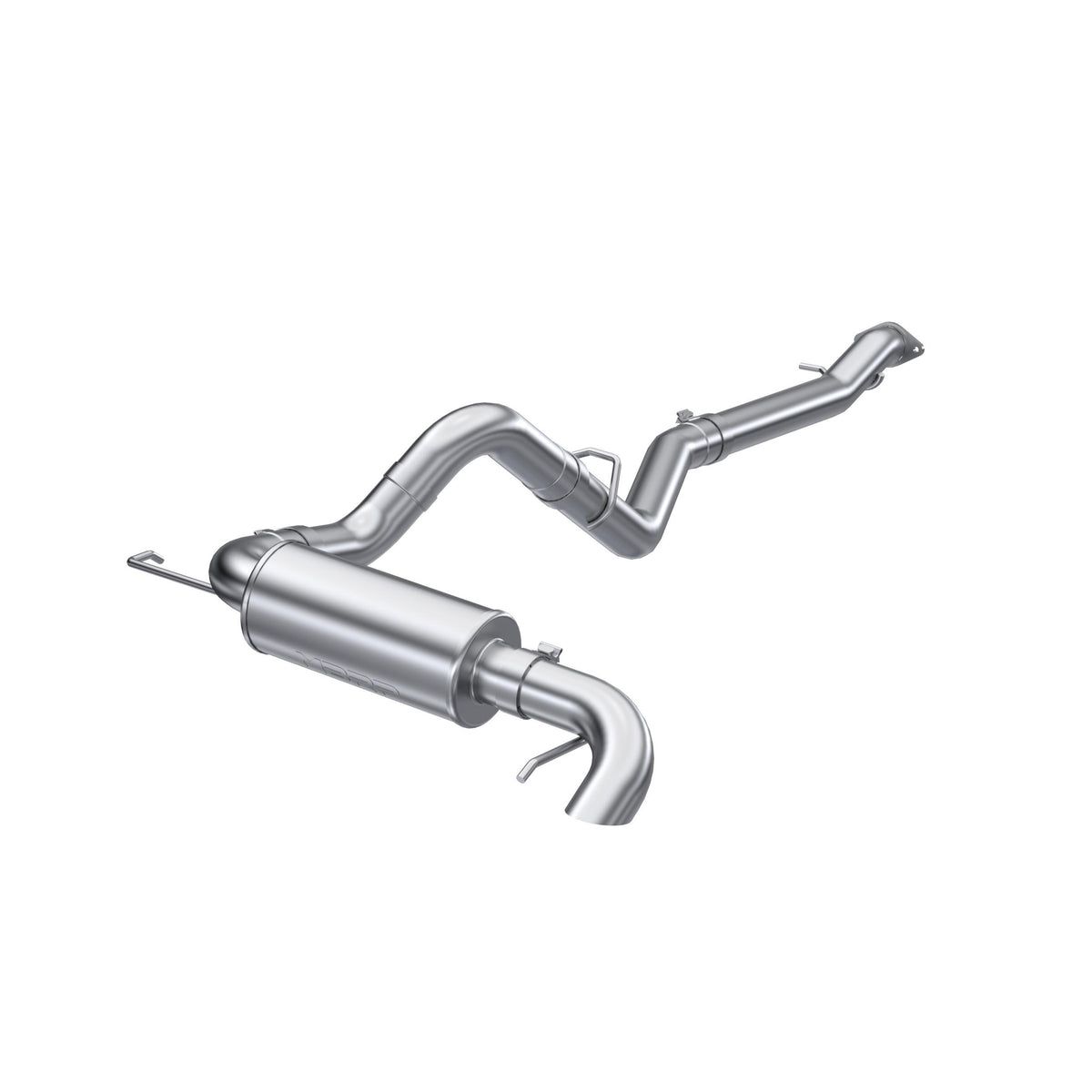 MBRP 3" Cat-Back Single High Clearance Rear Exit - Aluminized Steel (2021-2025 Bronco) -S5237AL (MBRP-S5237AL)
