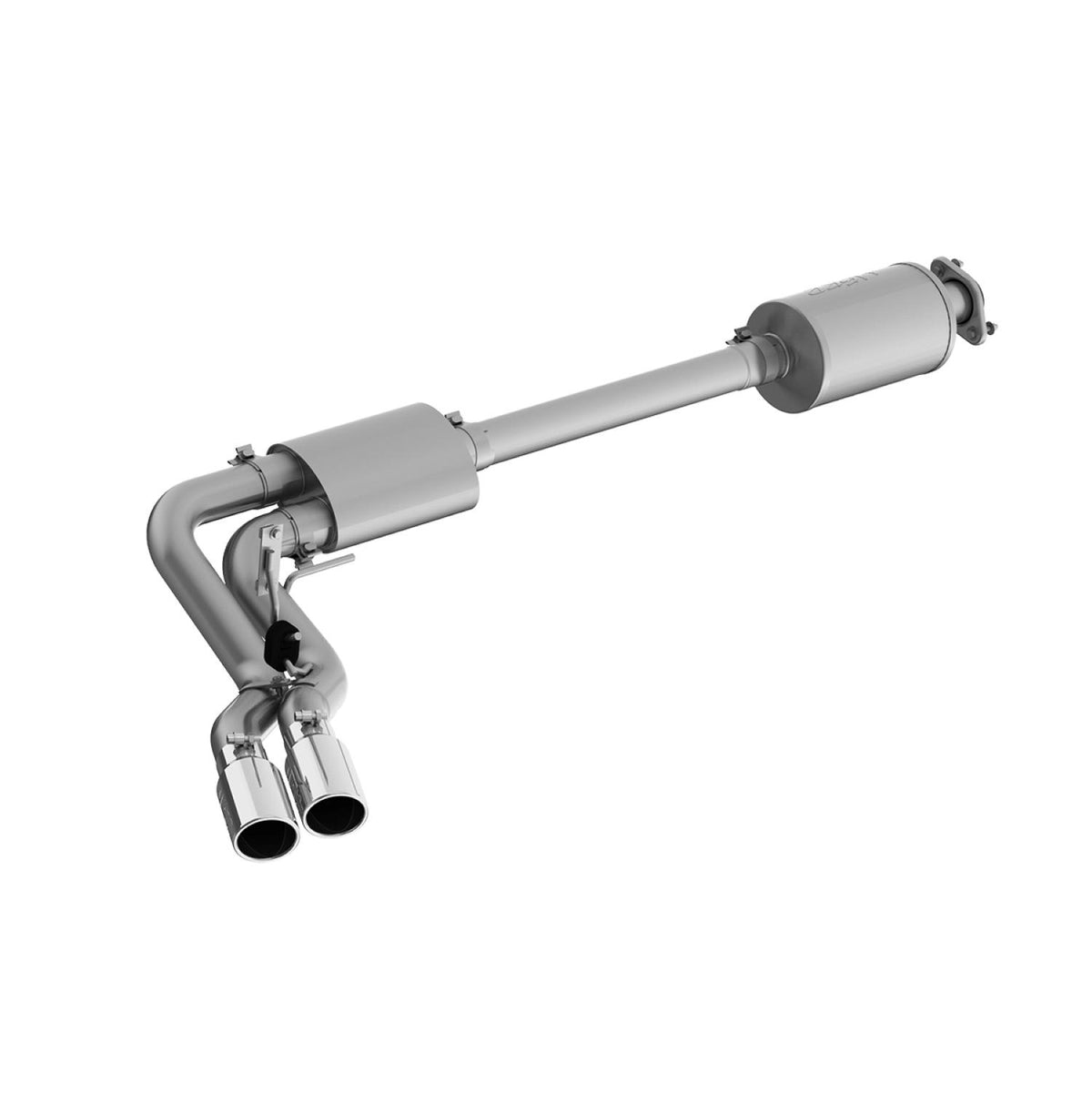 MBRP 3in. Cat Back; Pre-Axle Dual Outlet; T409; Street Version (2015-2020 F-150) - S5262AL