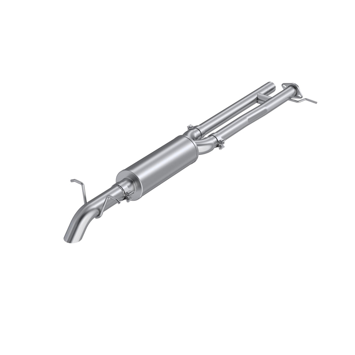 MBRP Mbrp 2.5 Inch Cat-Back 3 Inch Single Rear Turn-Down T304. (2024-2026 Ranger Lariat, Ranger XLT) - S5274304