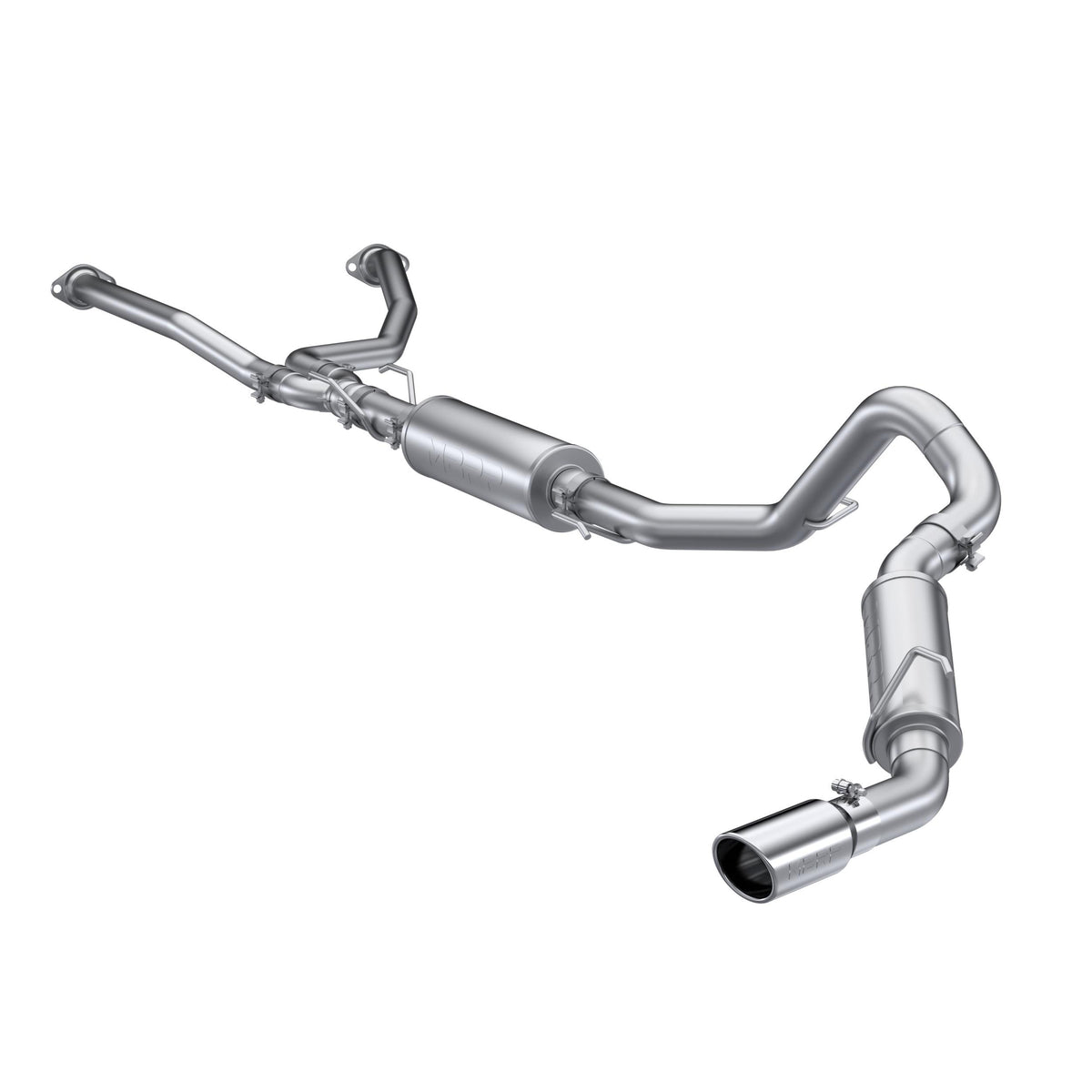 MBRP 2.5In. Cat-Back - 3In. Single Side Exit - Al (2022+ Toyota Tundra 3.5L) - S5301AL