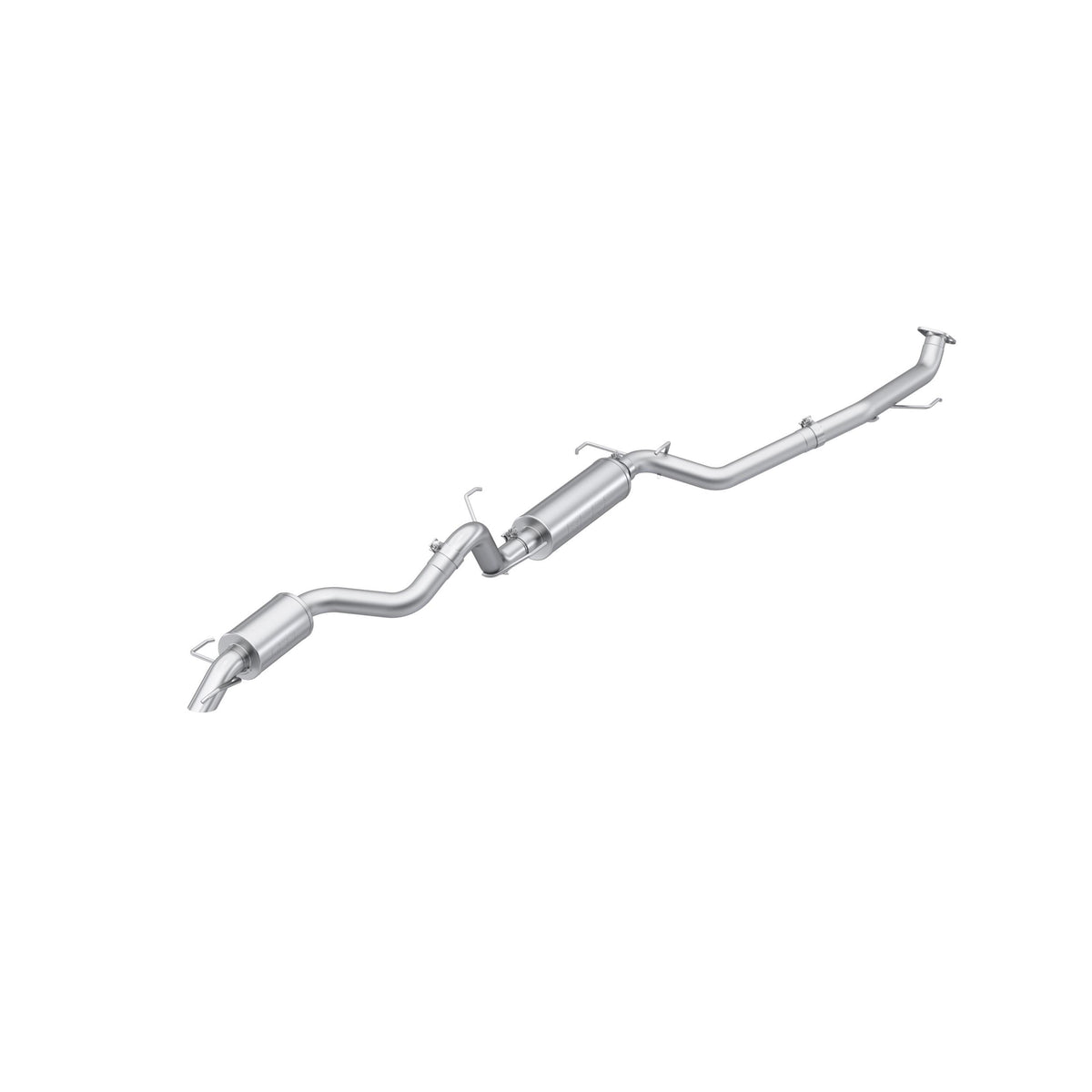 MBRP Mbrp Overland 3-Inch Cat-Back Single Rear High-Clearance Turn Down T304. (2024-2026 Toyota Land Cruiser, Toyota 4Runner) - S5344304