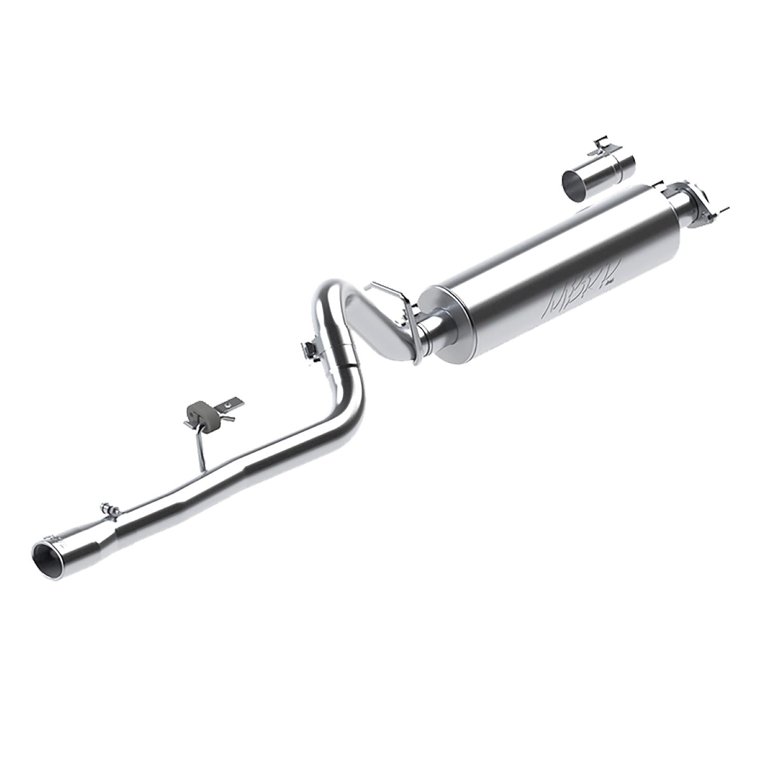 MBRP 2 1/2in. Cat Back; Single; T409 (1986-2001 Cherokee) - S5534409