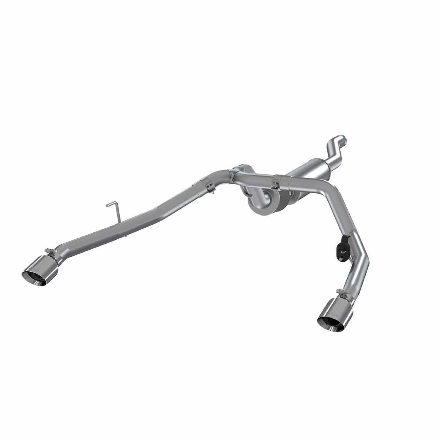 MBRP 2.5"  Cat Back, Dual Rear Exit, 304 (2020-2020 Gladiator) - S5538304