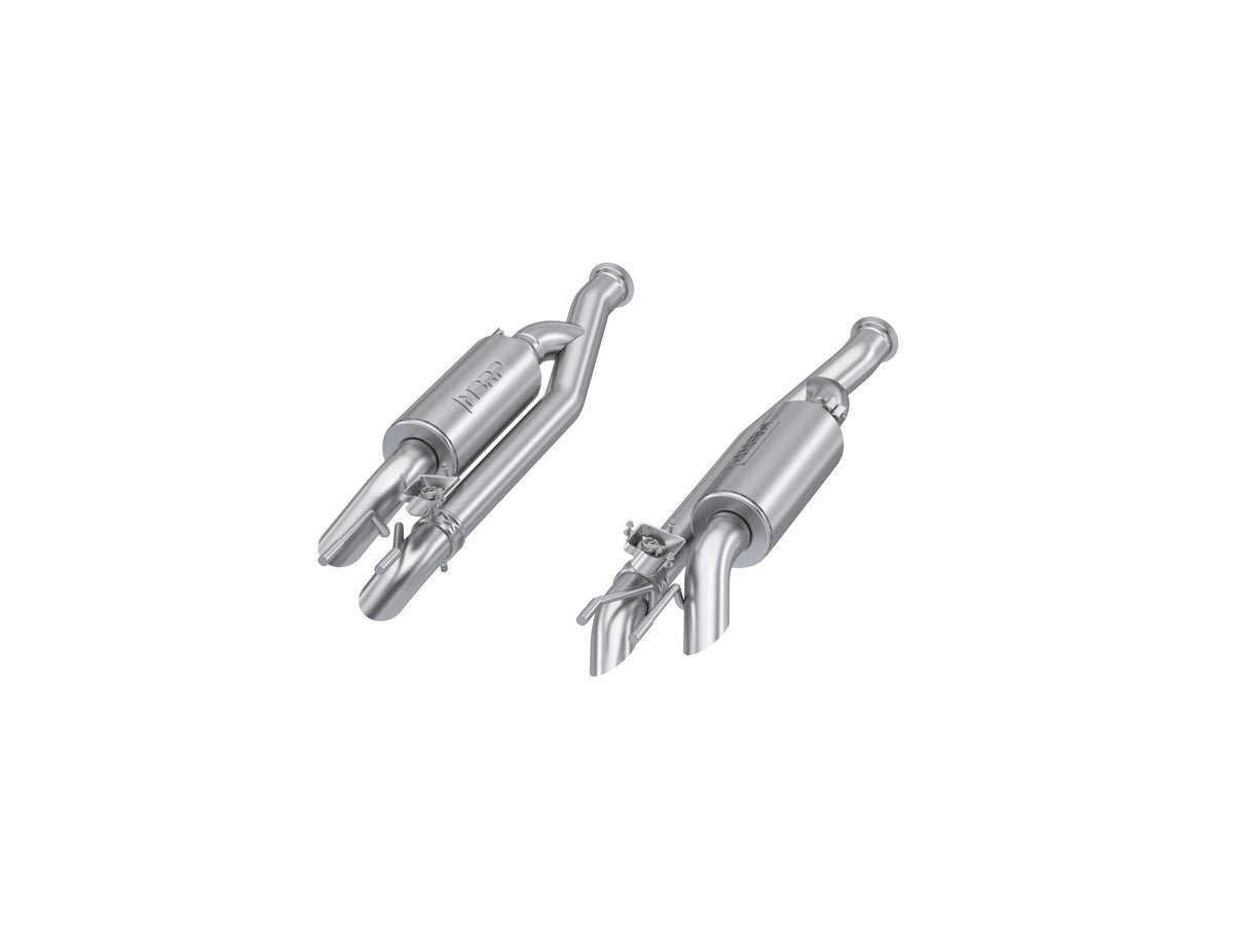MBRP 2.5In. Pre-Axle Cat-Back. Dual Split Side. Quad Outlet. Active (2019-2023 Mercedes-Benz G63 AMG) - S5601304