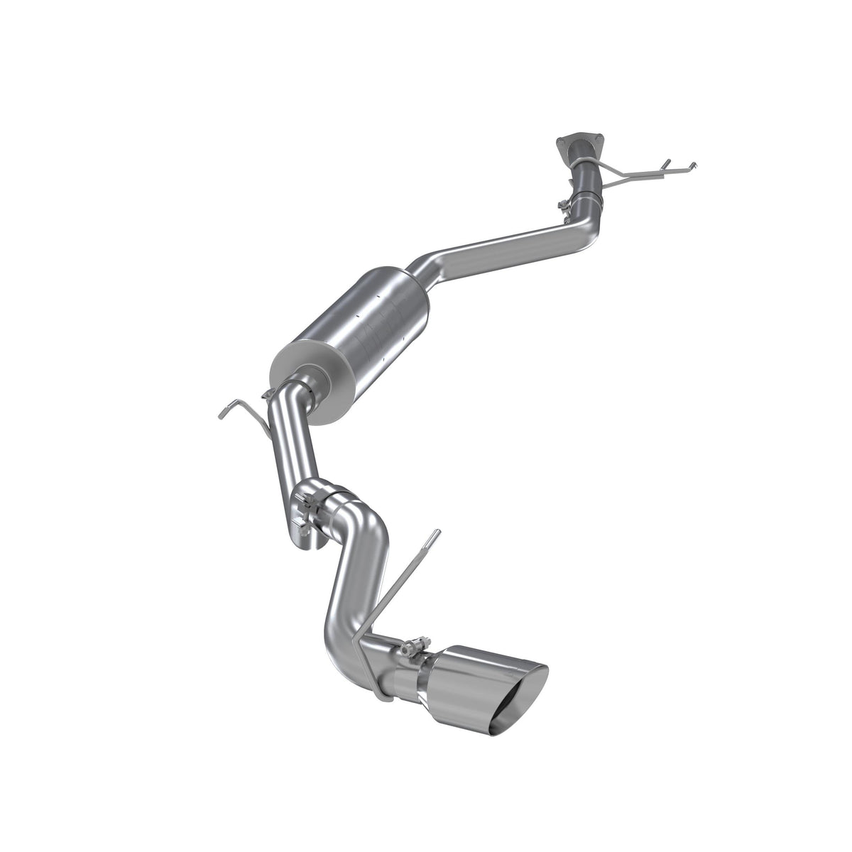 MBRP 2 1/2In. Cat Back, Single Side, T304 (2017-2020 Ridgeline) - S5900304