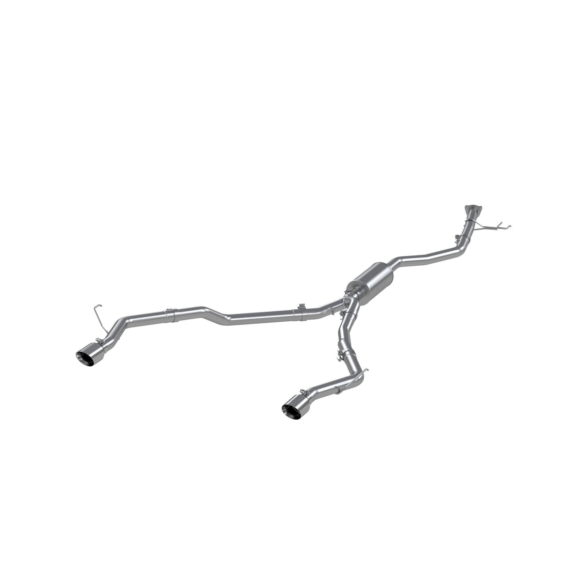MBRP 2.5" Dual Split Rear Exit Cat-Back - Aluminized Steel (2021-2022 Honda Ridgeline) - S5901AL