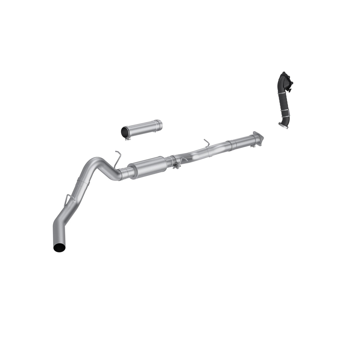 MBRP Mbrp 4In. Cat-Back Single Side With Downpipe Al. (2001-2004 Chevrolet, GMC Fitment) - S6001P