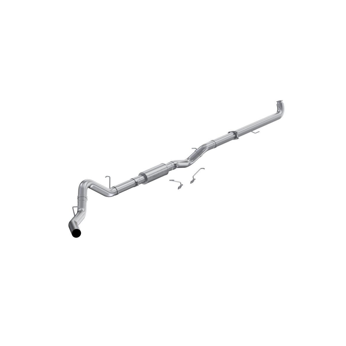 MBRP 4in. Downpipe-Back - Single Side Exit - AL (2001-2004 Silverado 2500 HD, Silverado 3500) - S6005P