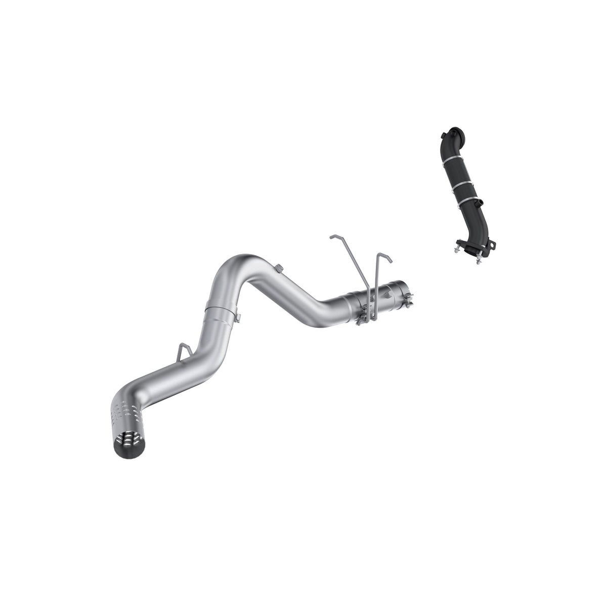MBRP Mbrp 4In. Filter Back Single Side With Downpipe Al. (2015-2016 Chevrolet, GMC Fitment) - S6009PLM