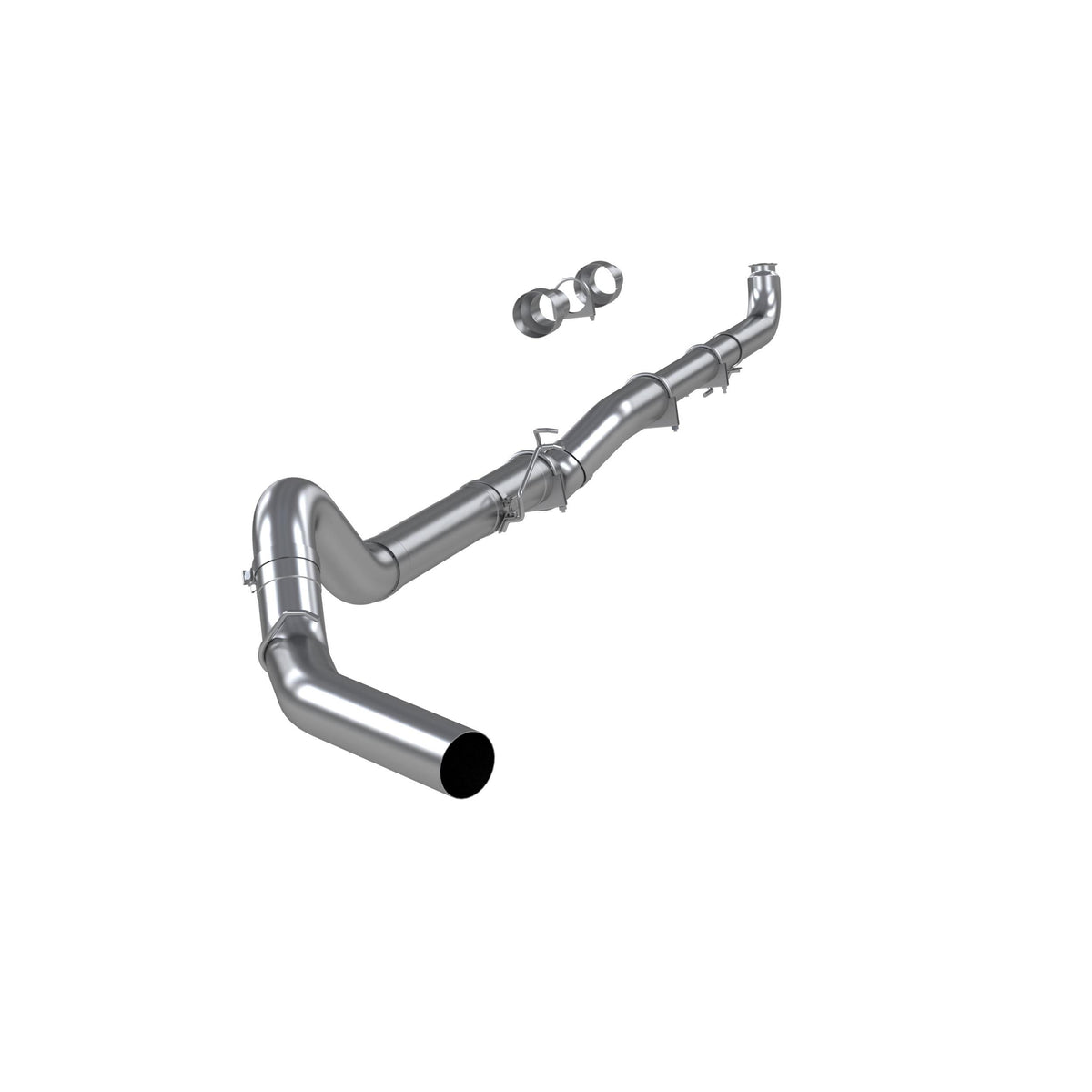 MBRP 5In. Cat-Back. Single Side Exit. No Muffler. T409 (2001-2007 Chevrolet, GMC Fitment) - S60200SLM