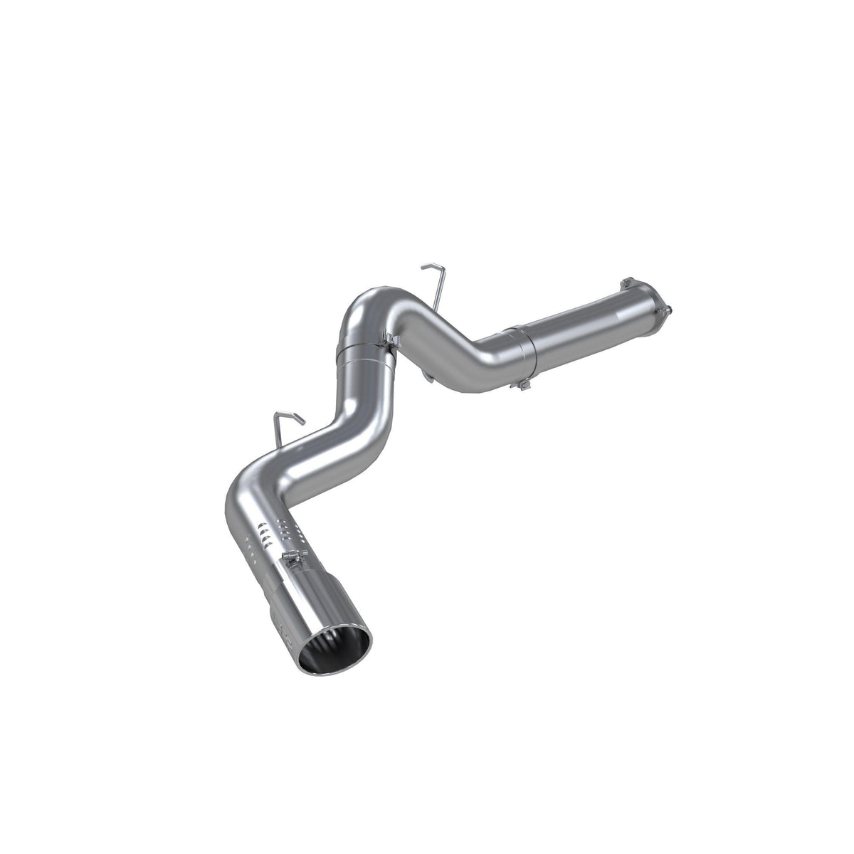 MBRP 5in. Filter Back; Single Side; AL (2007-2010 GMC Sierra 2500 HD,2007-2010 Silverado 2500 HD) - S60300AL