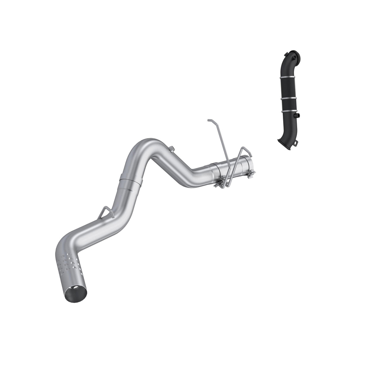 MBRP Mbrp 4In. Filter Back Single Side With Downpipe Al. (2011-2015 Chevrolet, GMC Fitment) - S6050PLM