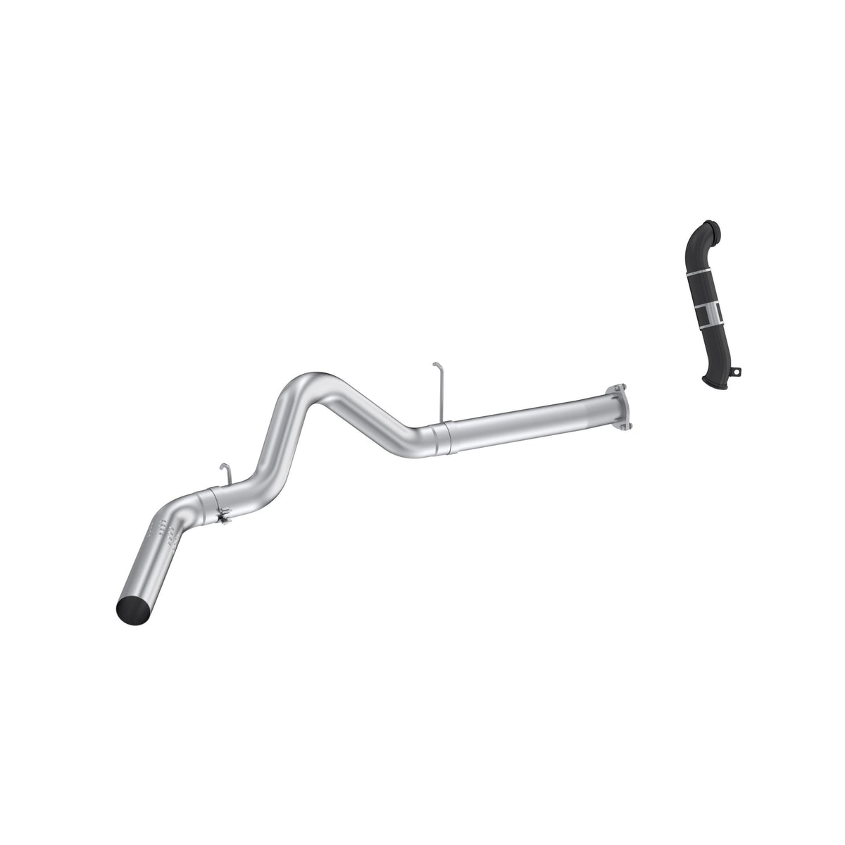 MBRP Mbrp 4In. Filter Back Single Side With Downpipe Al. (2007-2010 Chevrolet, GMC Fitment) - S6052PLM