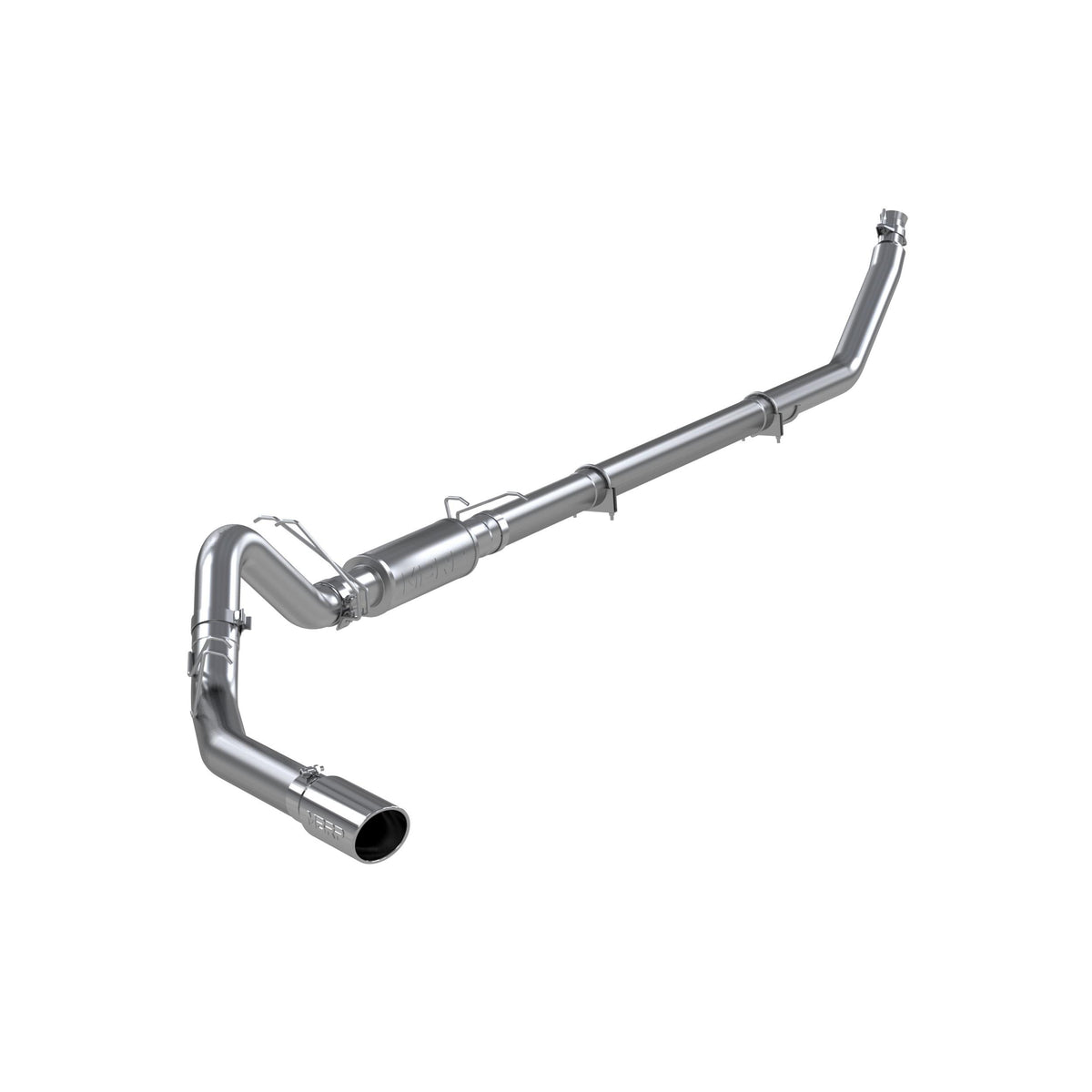MBRP 4in. Turbo Back; Single Side (94-97 Hanger HG6100 req.); AL (1998-2002 Ram 2500,1998-2002 Ram 3500) - S6100AL