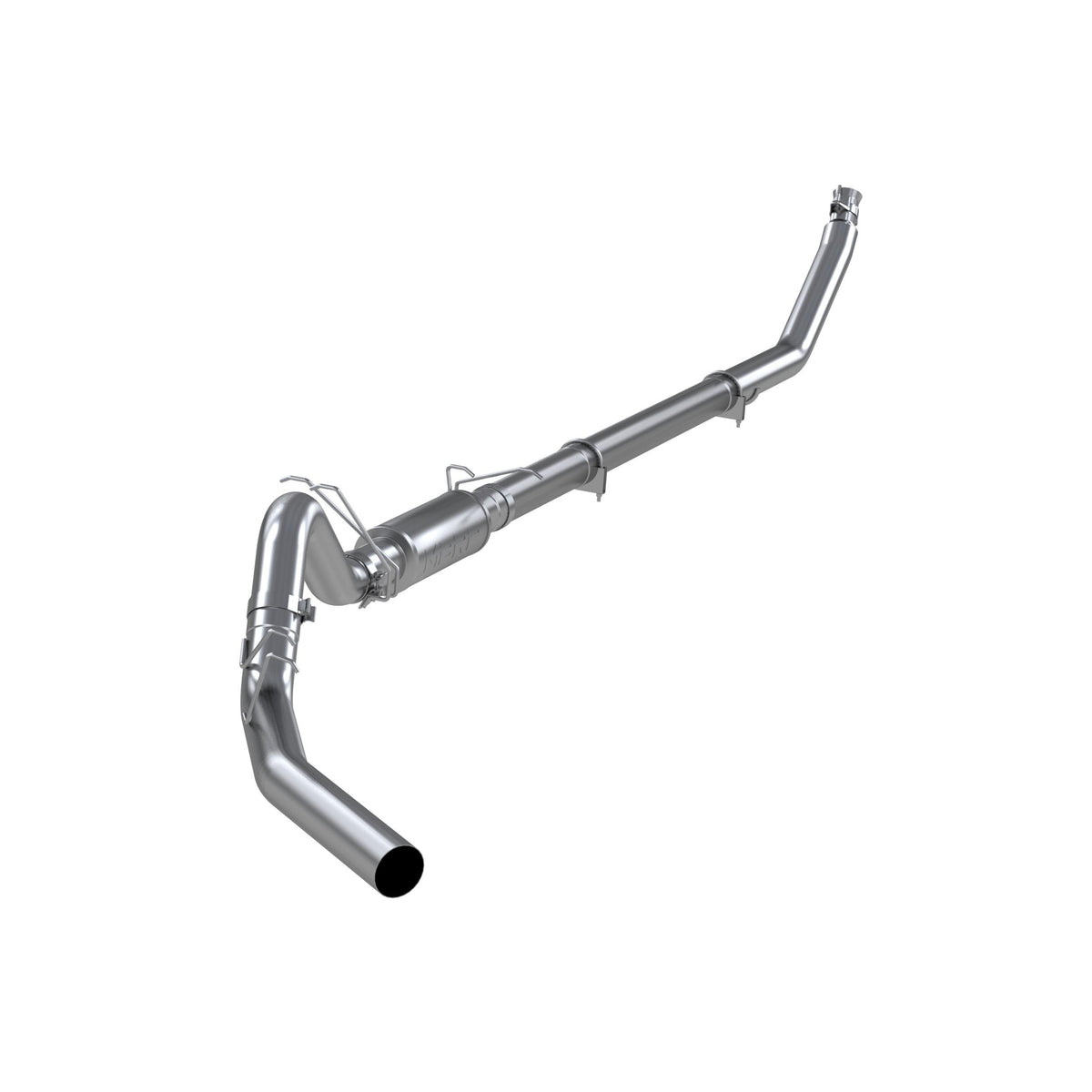 MBRP 4in. Turbo Back; Single Side (94-97 Hanger HG6100 req.) (1998-2002 Ram 2500,1998-2002 Ram 3500) - S6100P