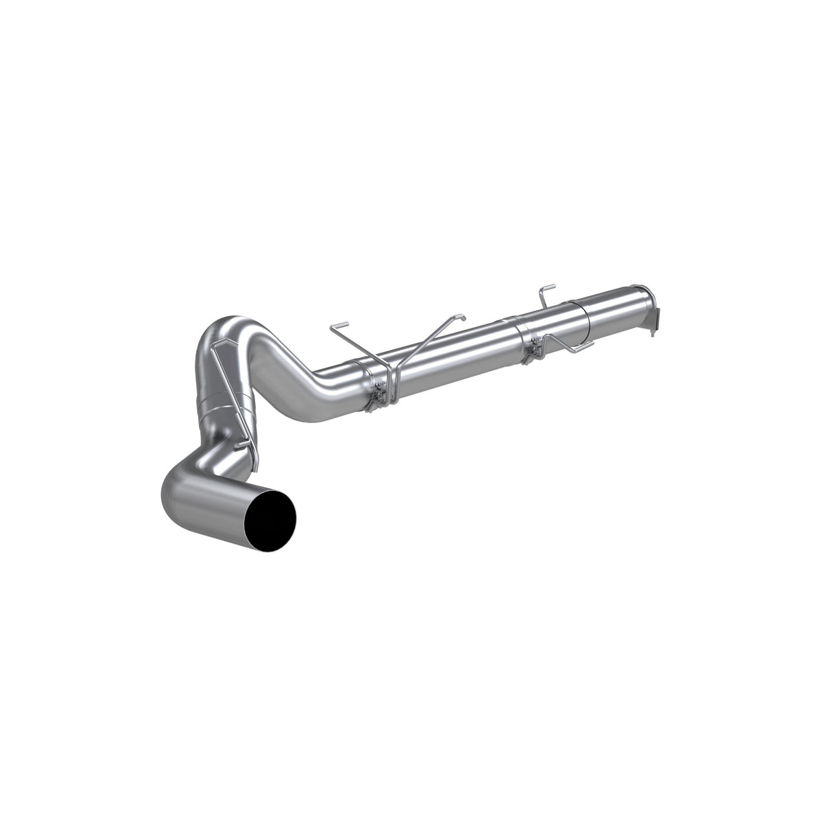 MBRP 5in. Cat Back; Single Side Exit; No Muffler; AL (2004-2007 Ram 2500,2004-2007 Ram 3500) - S61180PLM