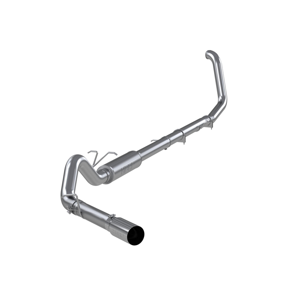 MBRP 4in. Turbo Back; Single Side Exit; T304 (1999-2003 F-350 Super Duty,1999-2003 F-250 Super Duty) - S6200304