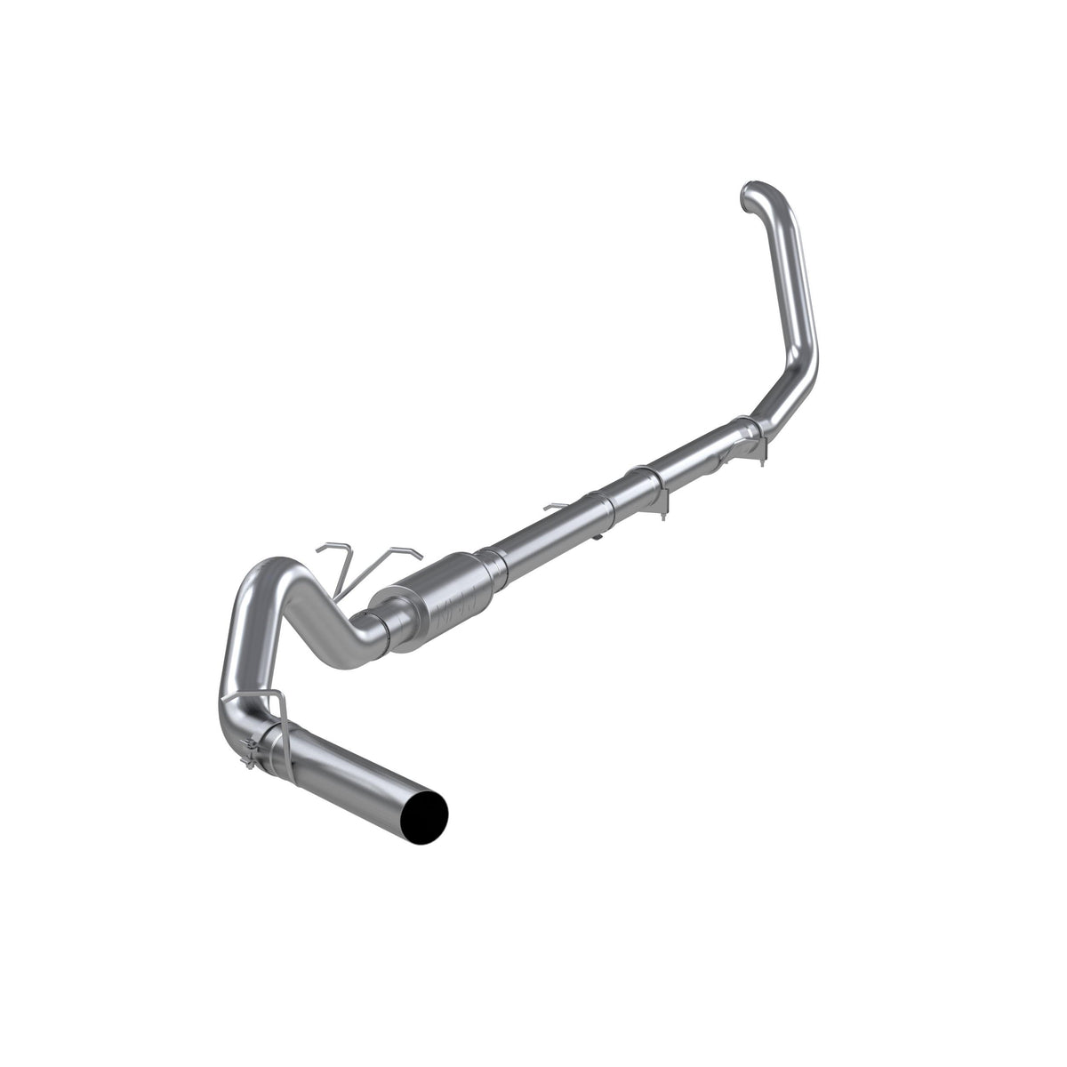 MBRP 4in. Turbo Back; Single Side (1999-2003 F-250 Super Duty,1999-2003 F-350 Super Duty) - S6200P
