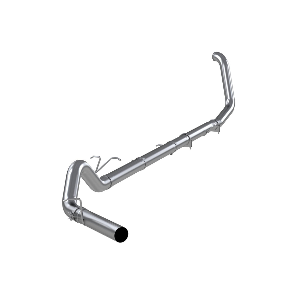 MBRP 4in. Turbo Back; Single Side-no muffler (1999-2003 F-350 Super Duty,1999-2003 F-250 Super Duty) - S6200PLM