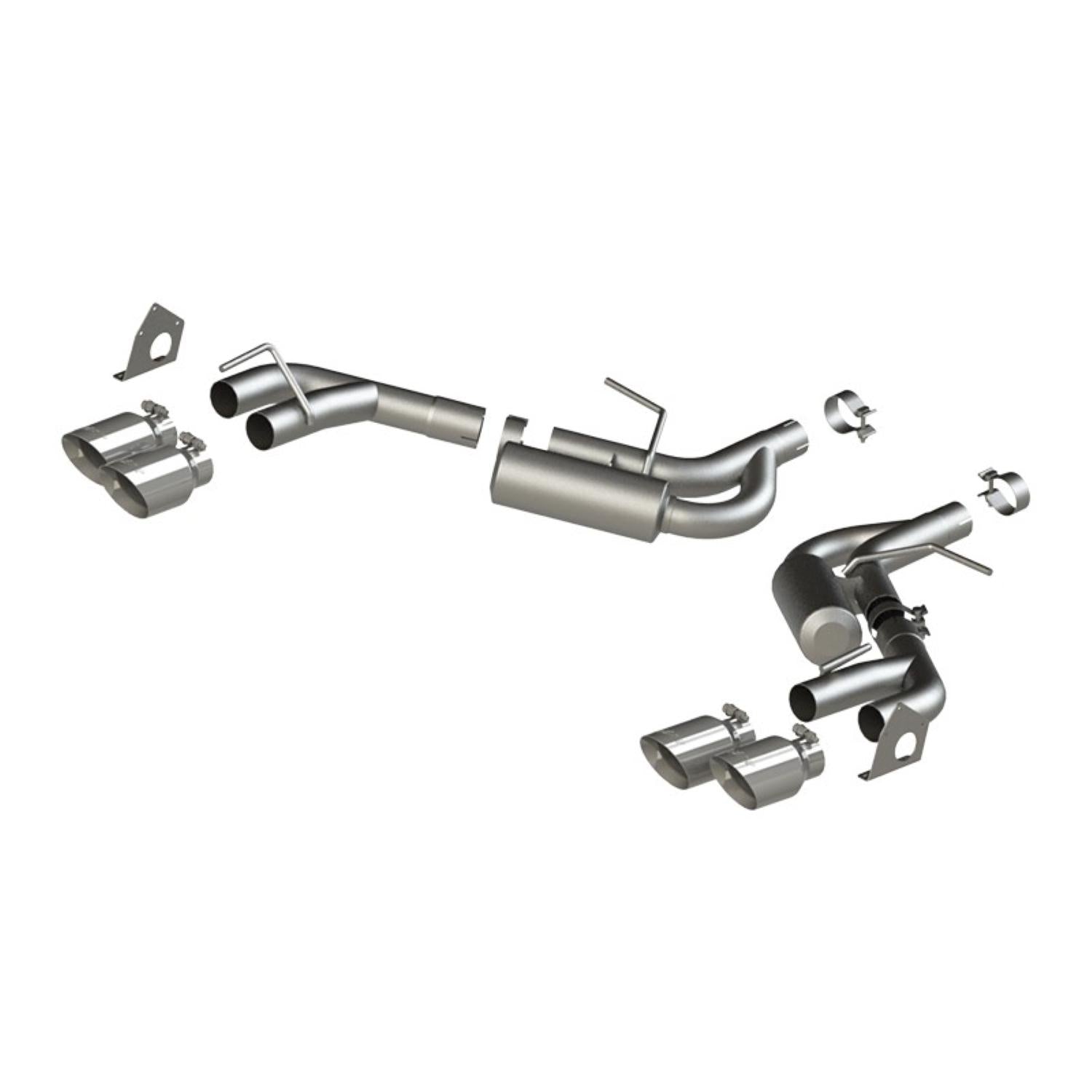 MBRP 2.5in. Axle Back; Non NPP; AL (2016-2020 Camaro) - S7039AL