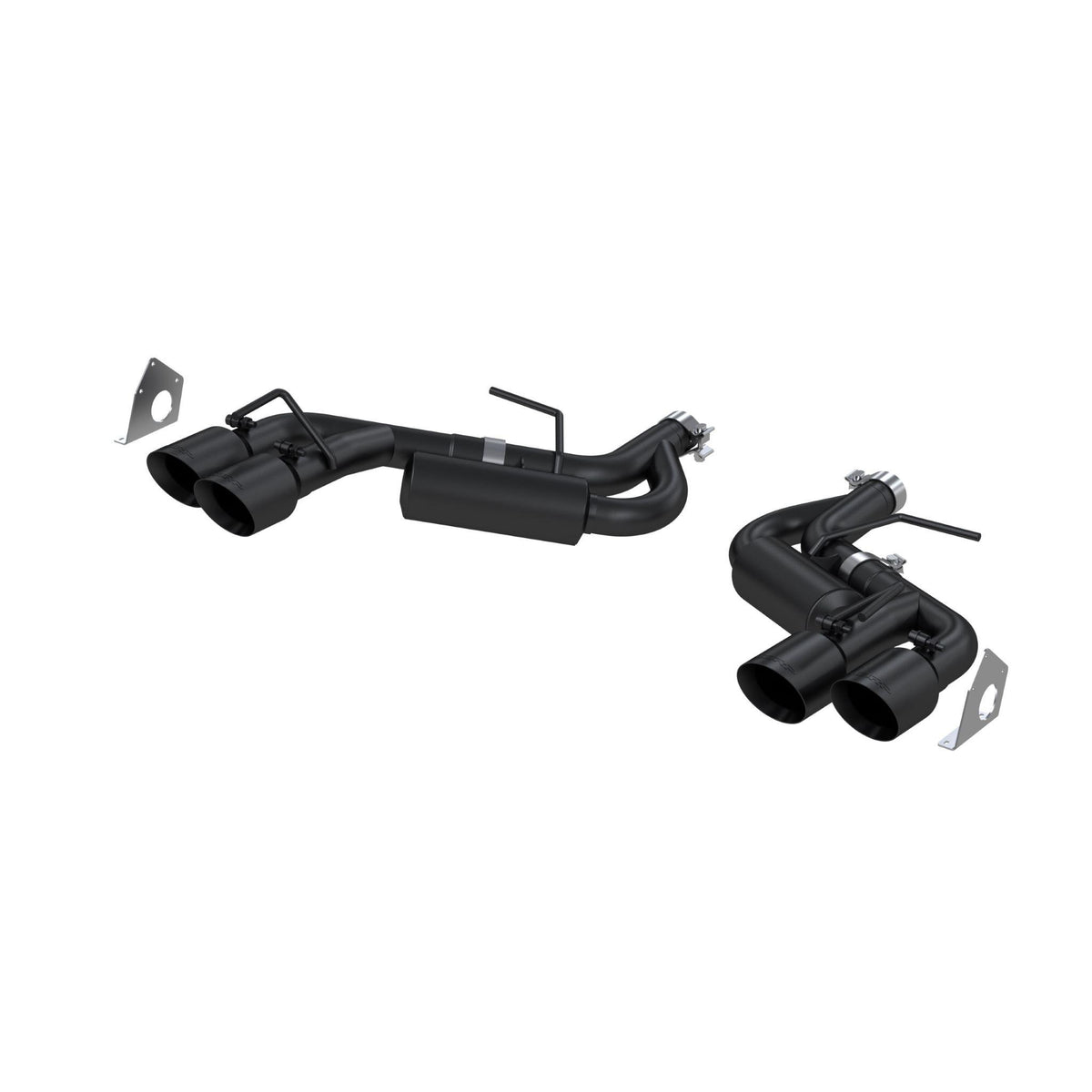 MBRP 2.5in. Axle Back; Non NPP; Black Coated (2016-2020 Camaro) - S7039BLK