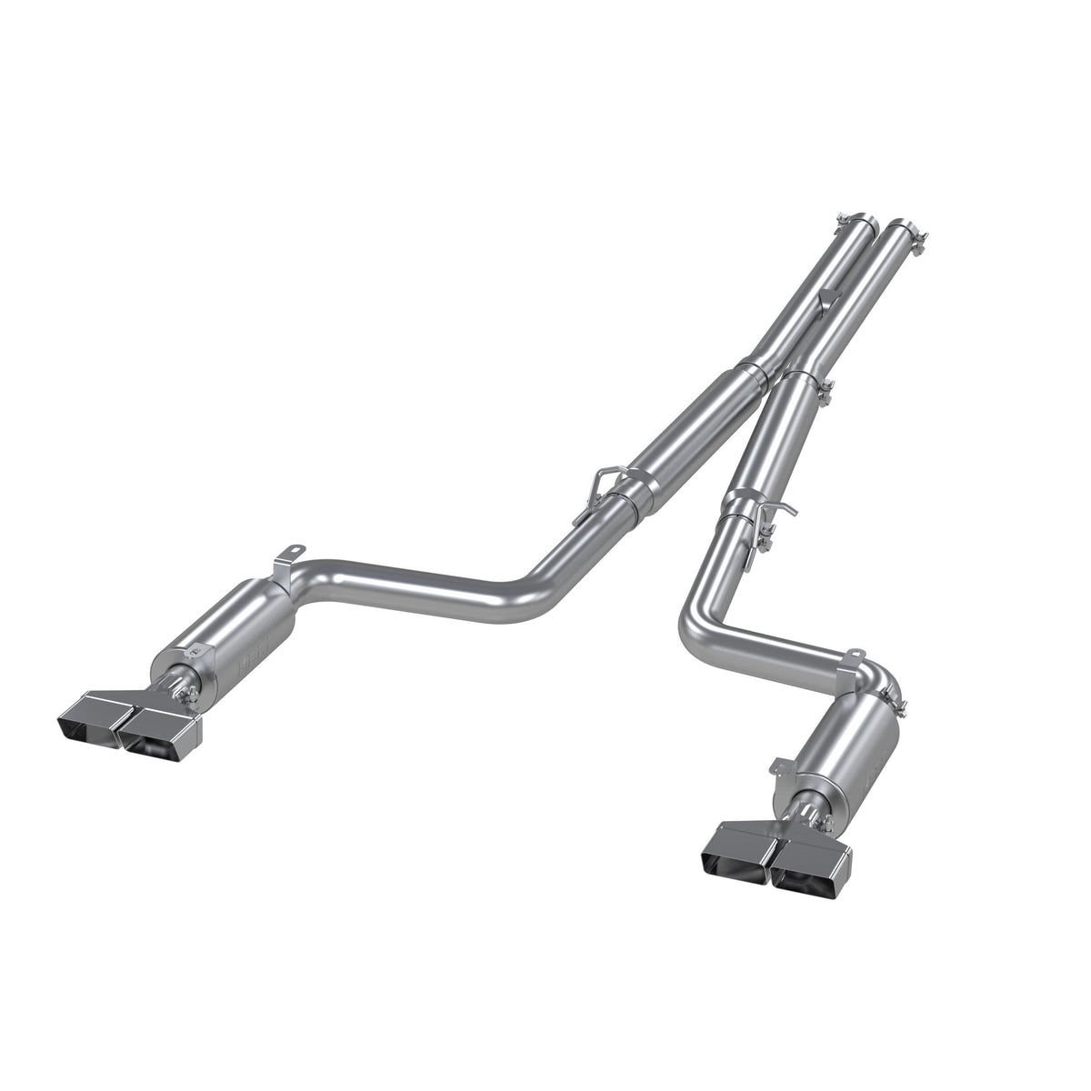 MBRP 3in. Cat Back; Dual Split Rear; T409 (2009-2014 Challenger) - S7104409