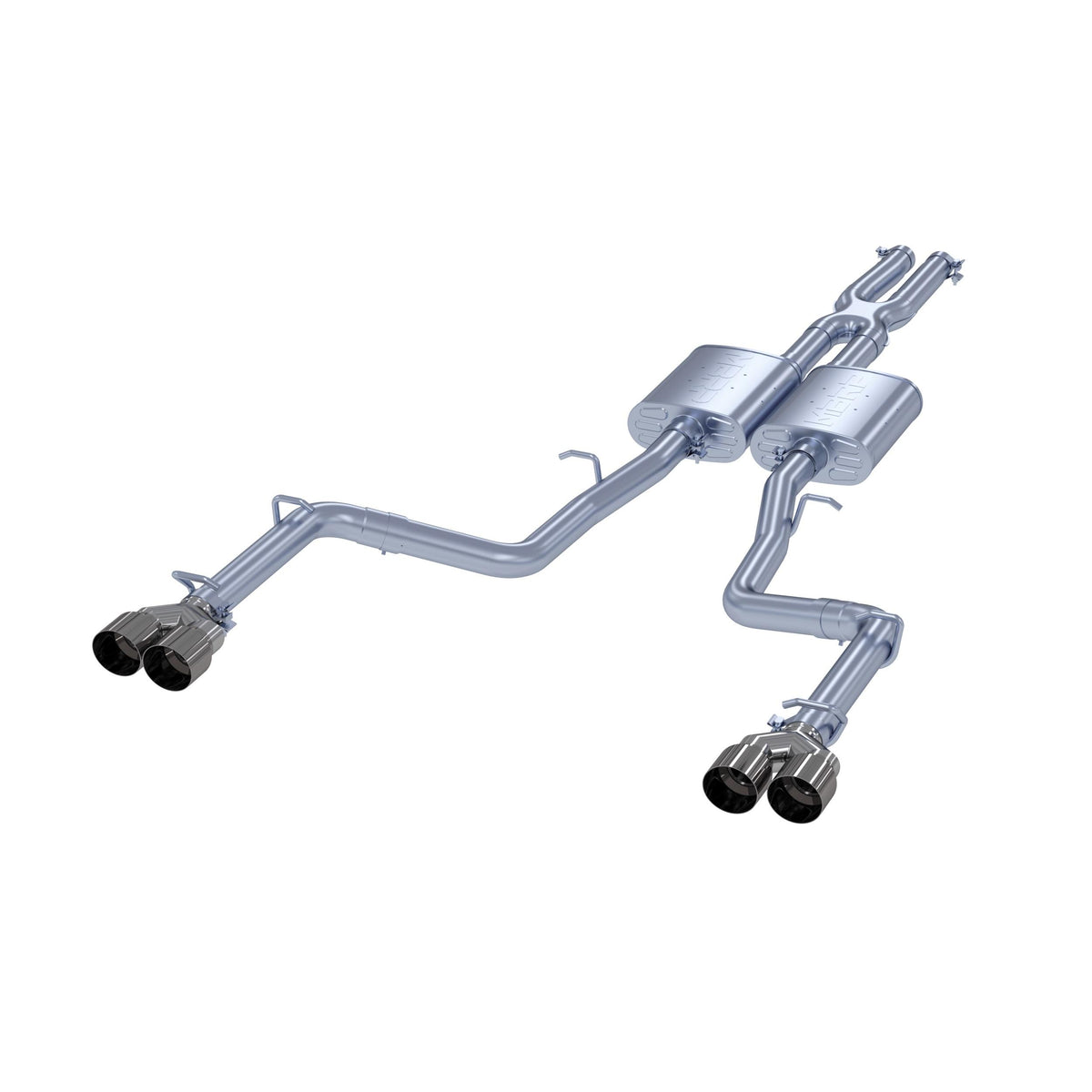 MBRP 2.5" Cat Back; Dual Rear Exit; AL (2015-2021 Challenger) - S7111AL
