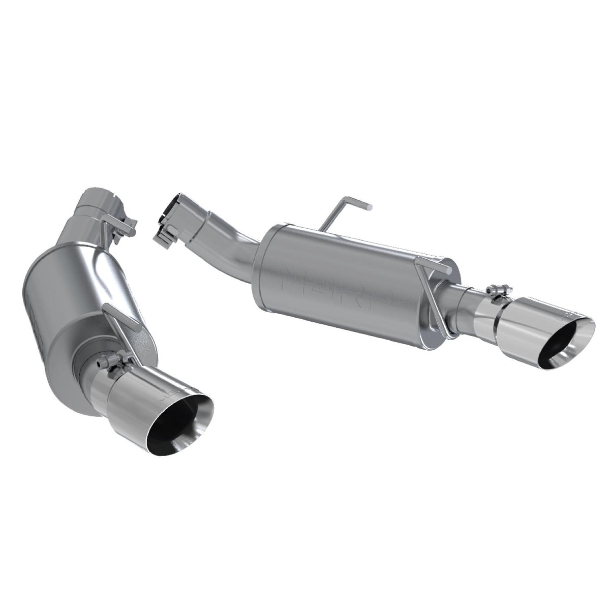 MBRP  05-2010 Mustang GT / GT500 Aluminized Steel Dual Muffler Axle Back - S7200AL