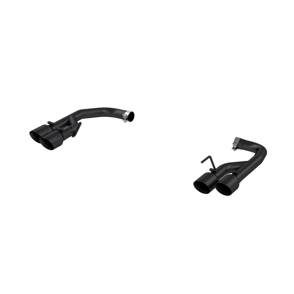 MBRP S7211BLK 2018-2023 Mustang GT Pro-Series 2.5" Axleback w/ Quad Black 4" Tips - Race (Non-Active)