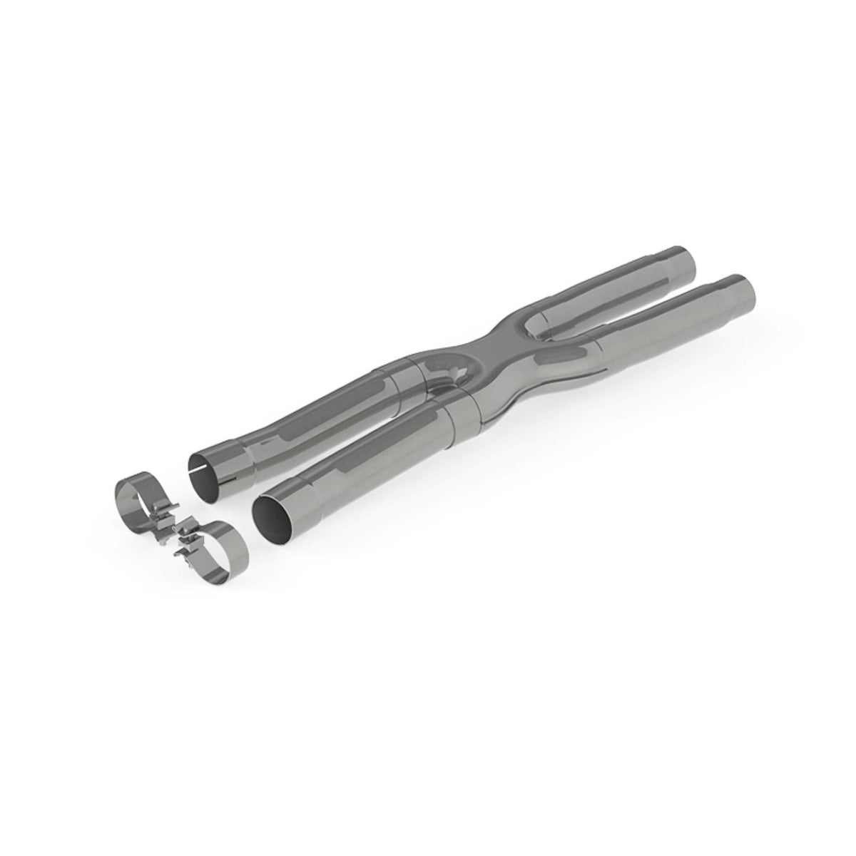 MBRP 2015-2026 Ford Mustang GT Resonator Delete X-Pipe with T-409 Construction (2.5" Diameter)