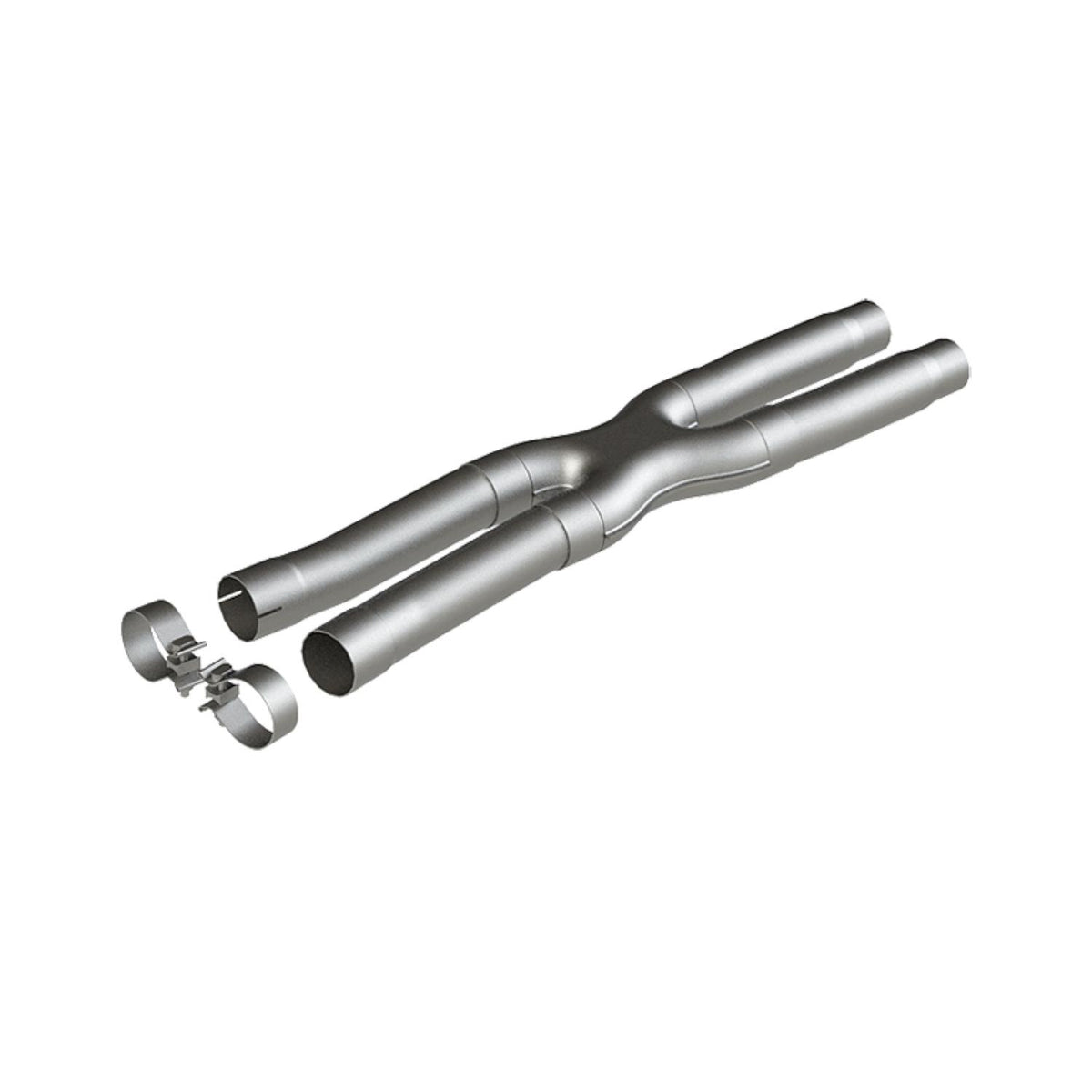 MBRP 2015-2026 Ford Mustang GT Resonator Delete X-Pipe with 2.5" Aluminum Construction (S7213AL)