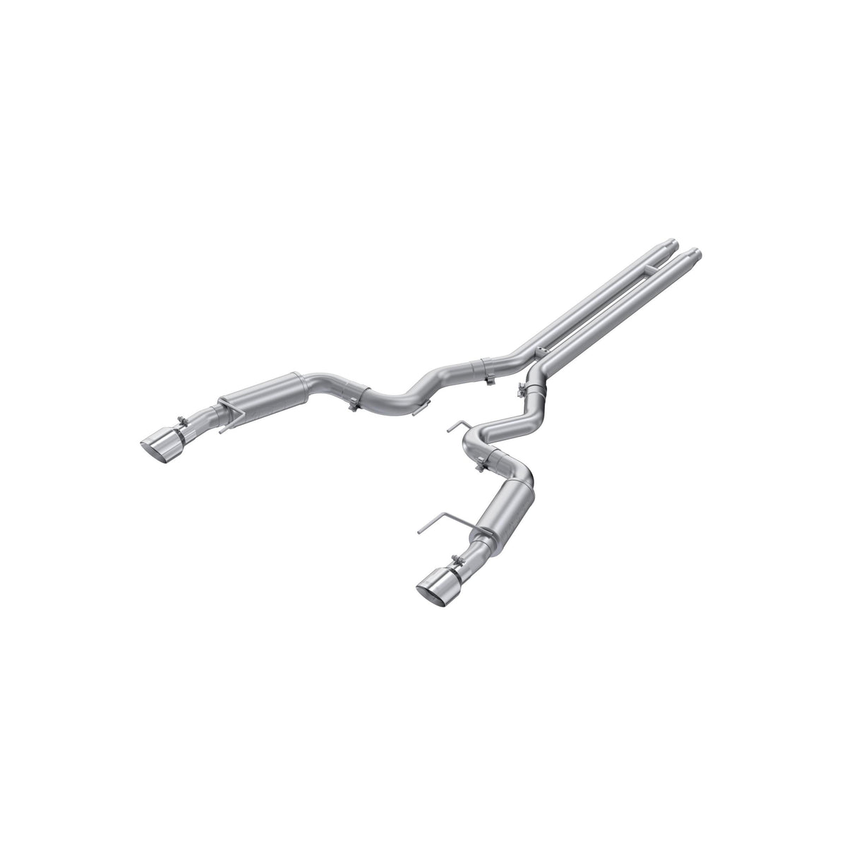 MBRP Aluminized Steel 3" Race Cat-Back Exhaust w/ Dual Split Rear (2024-2026 Mustang GT) – S7253AL