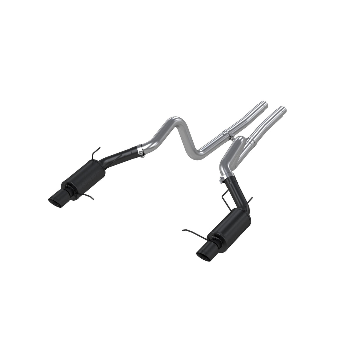 MBRP  2011-2014 Mustang 5.0L Street Cat Back with BLACK Tips - S7258BLK