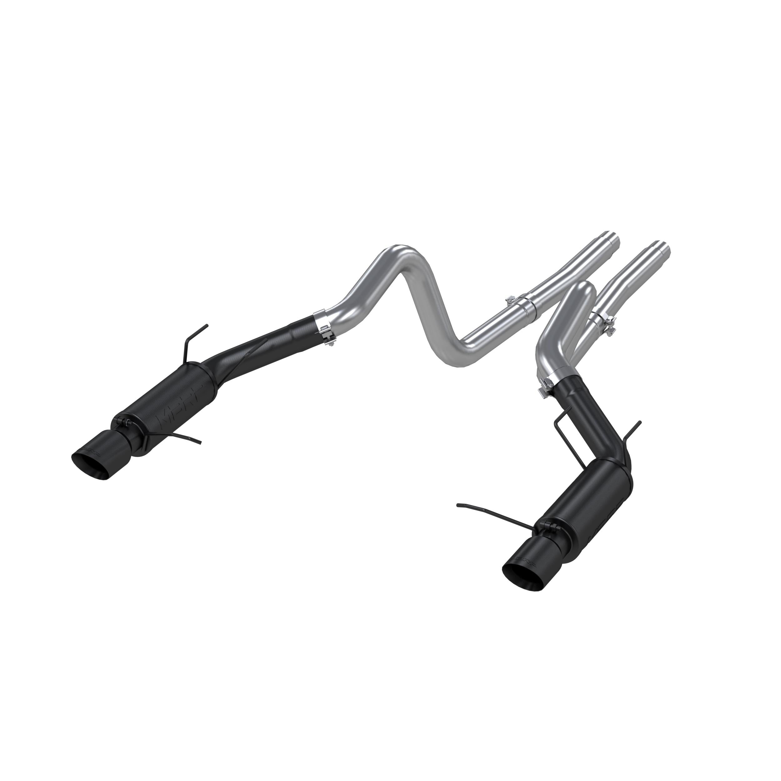 MBRP  2011-2014 Mustang 5.0L Race Cat Back with BLACK Tips - S7264BLK
