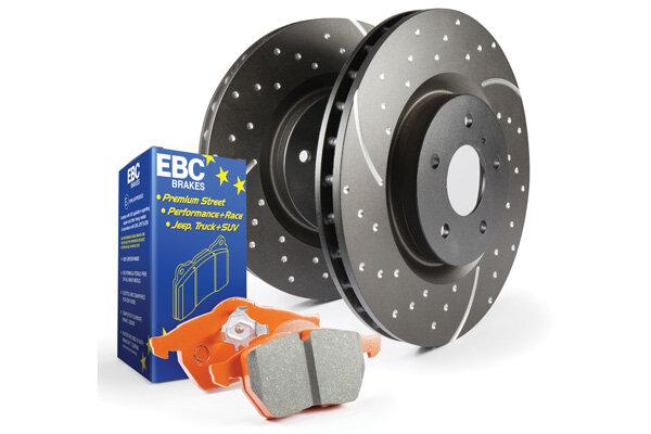 EBC Brakes S8 Kits Orangestuff And Gd Rotors (Front S8K FMSI D1455 2011 and up DODGE Durango 3.6) - S8KF1100