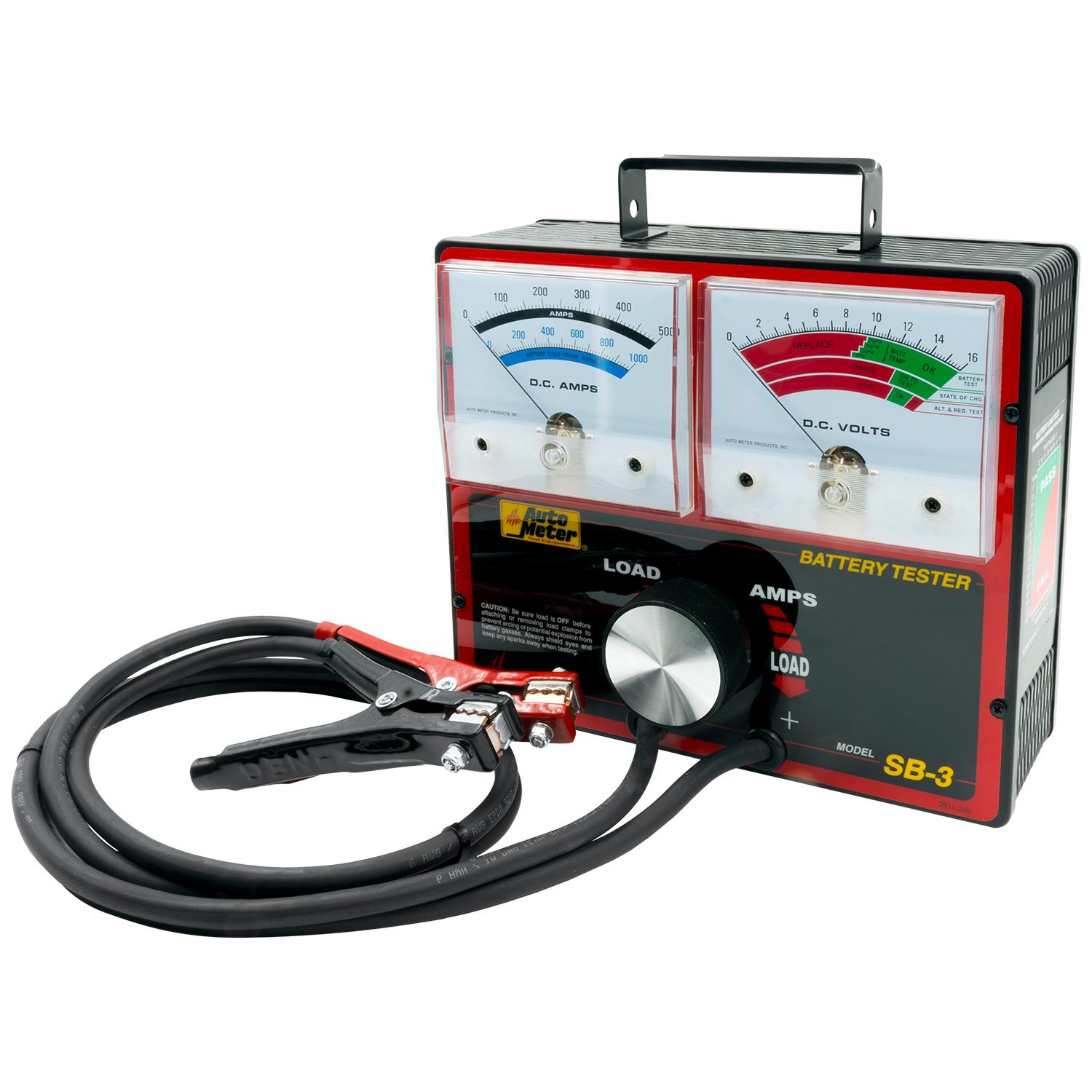 Auto Meter SB-3; 500 Amp Variable Load Battery/Electrical System Tester - SB-3