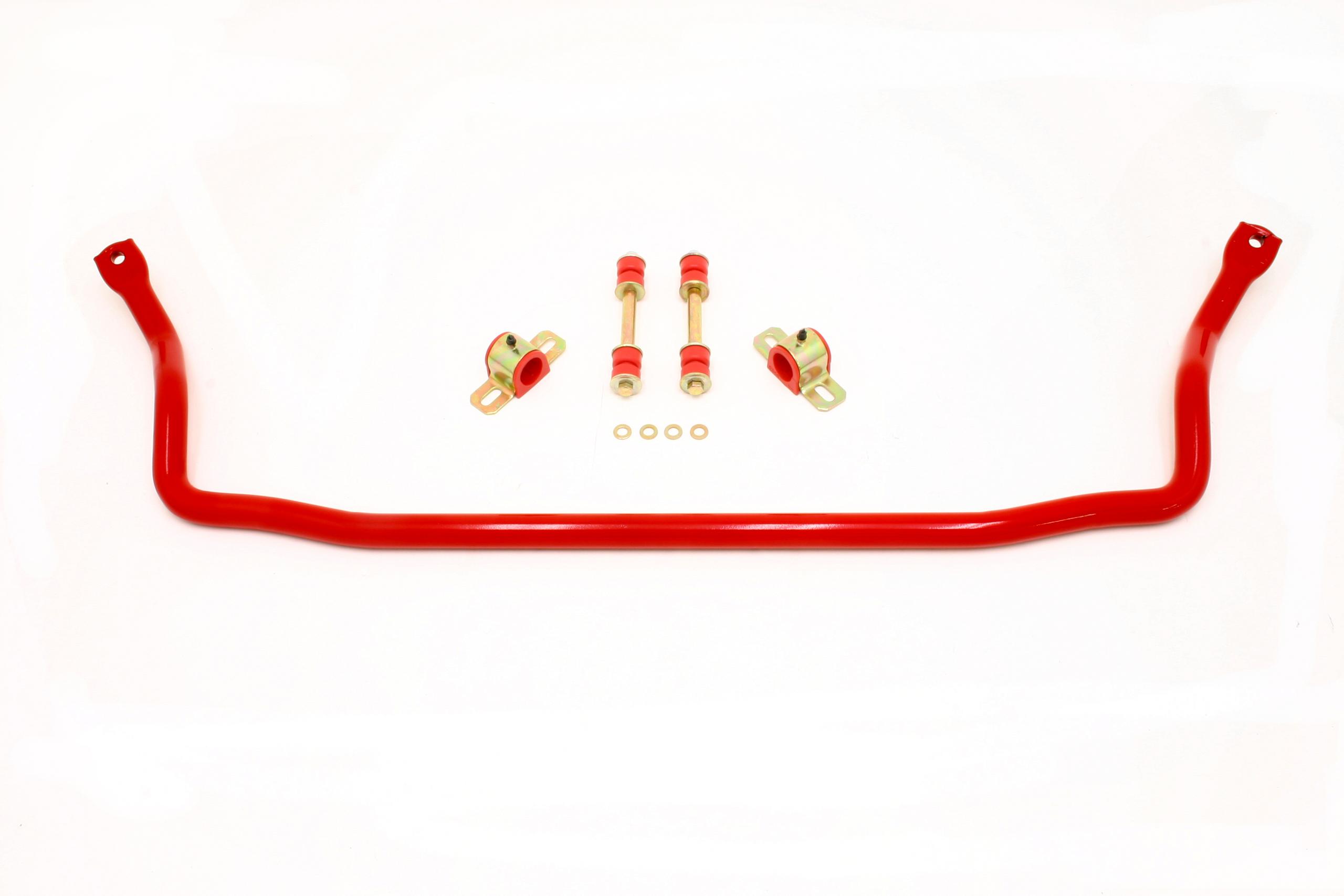 BMR Fabrication Sway Bar Kit With Bushings, Front, Solid 1.25" - SB008R