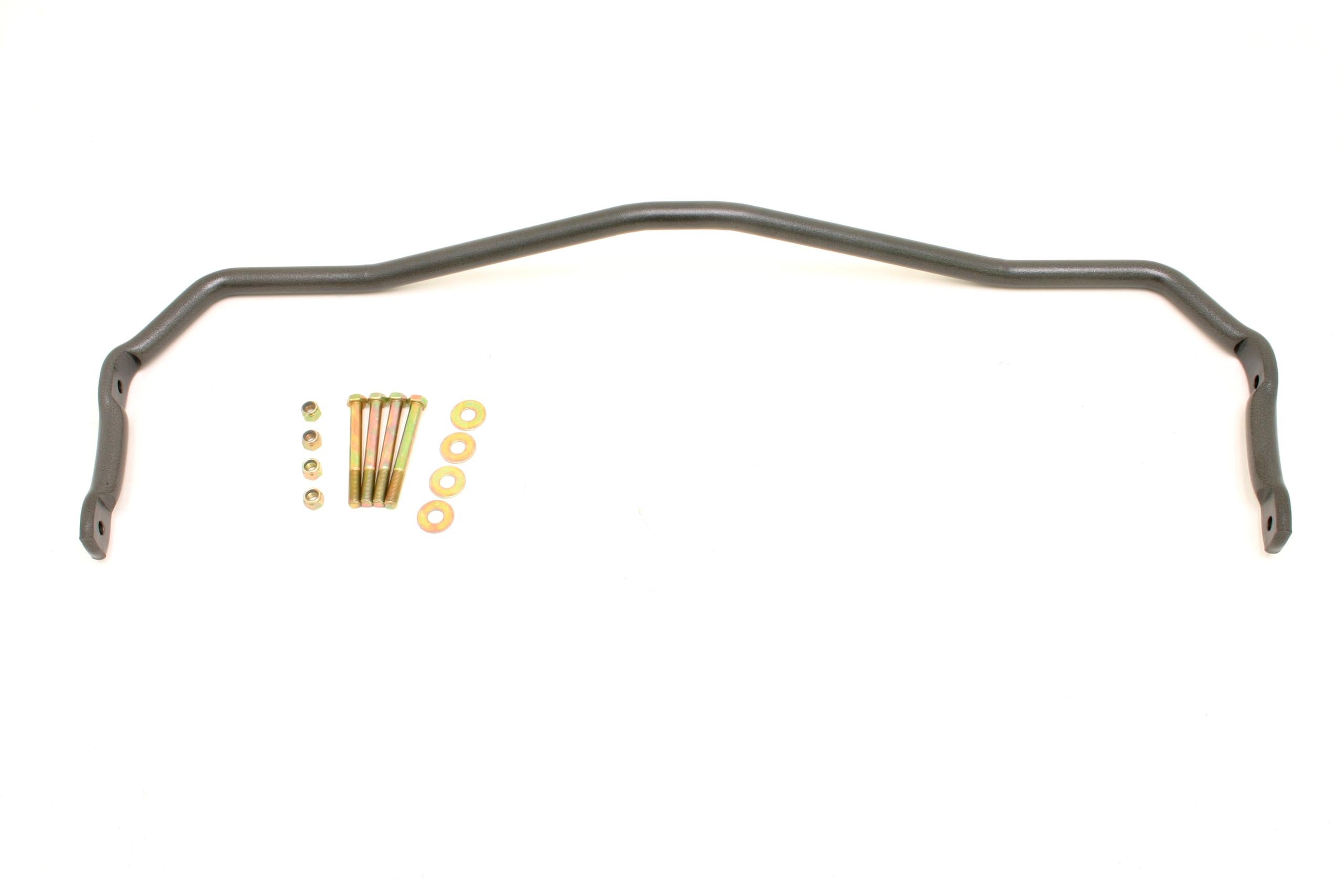 BMR SB009H 1964-1972 A-Body Sway Bar Kit, Rear, Solid 1.0" (Black Hammertone)
