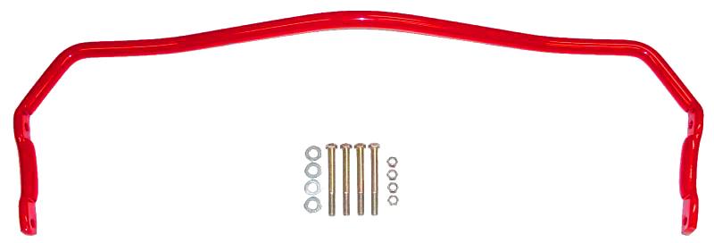 BMR SB009R 1964-1972 A-Body Sway Bar Kit, Rear, Solid 1.0" (Red)