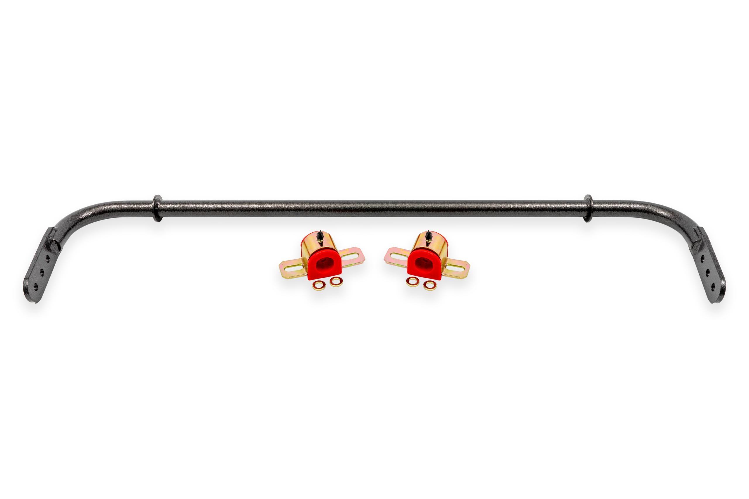 BMR SB017H 2010-2012 SS, 2010-2015 V6/Convertible 5th Gen Camaro Sway Bar Kit With Bushings, Rear, Adjustable, Hollow 25mm (Black Hammertone)