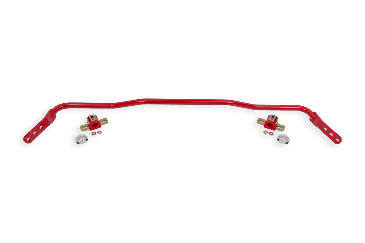 BMR Suspension SB045R 2015-2026 Mustang Adjustable 25mm Rear Sway Bar Kit (Red)