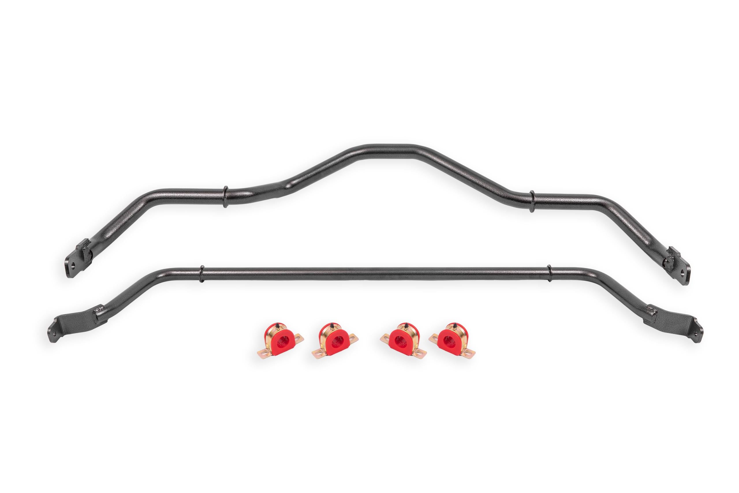BMR SB049H 2016-2020 6th Gen Camaro Sway Bar Kit With Bushings, Front And Rear, Non-adjustable (Black Hammertone)